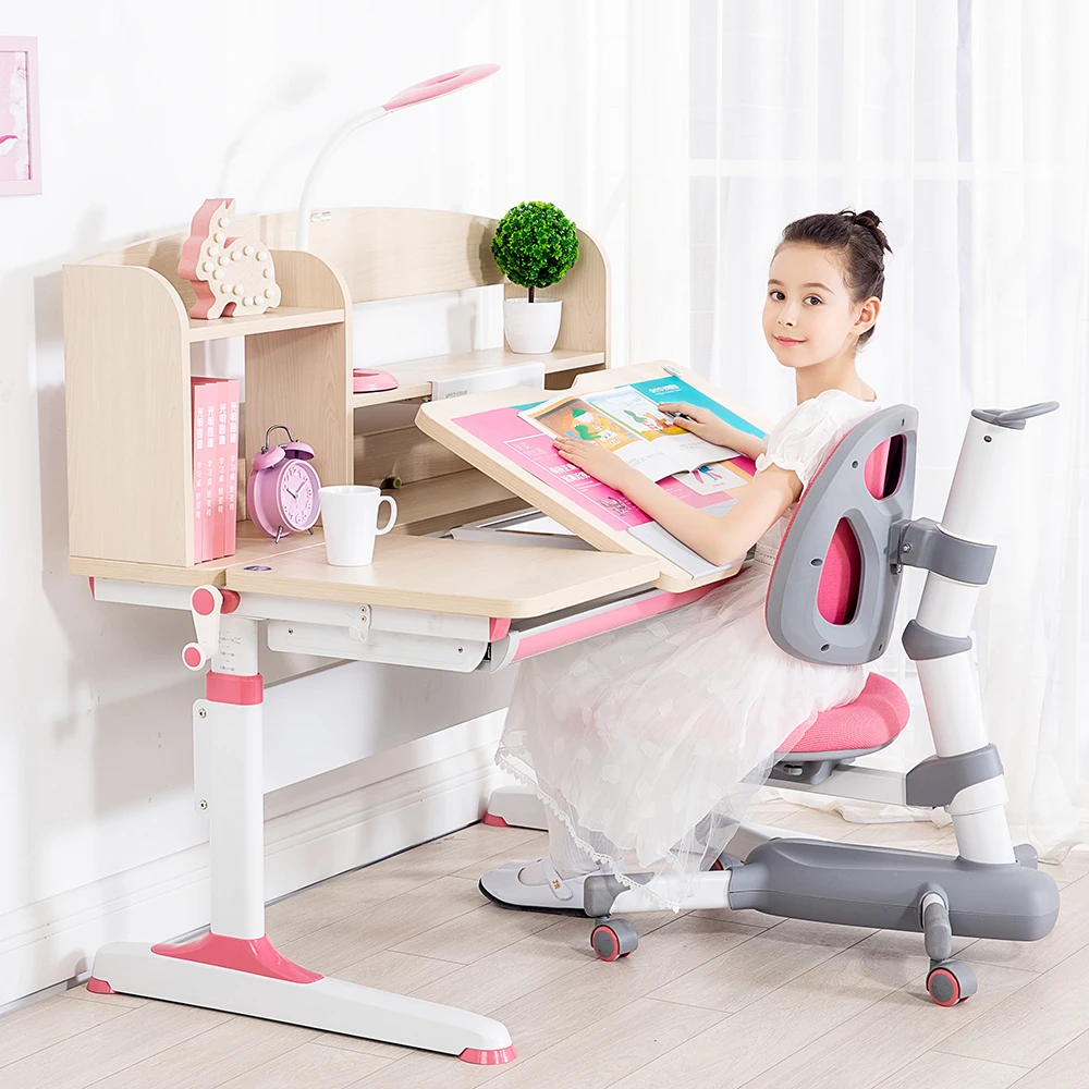 
Kid Srite height adjustable bedroom desk computer ergonomic desk kids modern study desk 