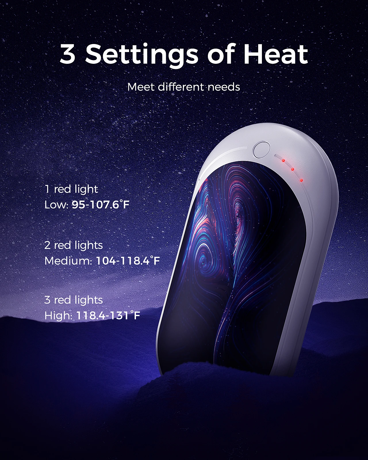  Amazon hot brand OCOOPA hot-selling hand warmer with cartoon design portable power bank USB rechargeable heater
