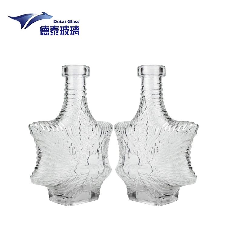 
OEM Custom wholesale Clear pocket portable emty empty small glass Mini miniature 50ml 50 ml 100ml liquor wine bottles for sale 