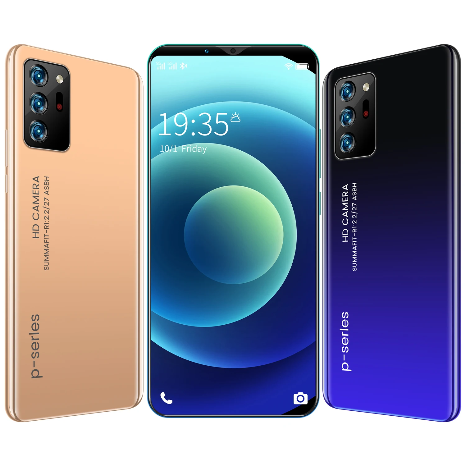 
 5,8 дюймов Note20 плюс неблокированный Android мобильный смартфон 5,8 