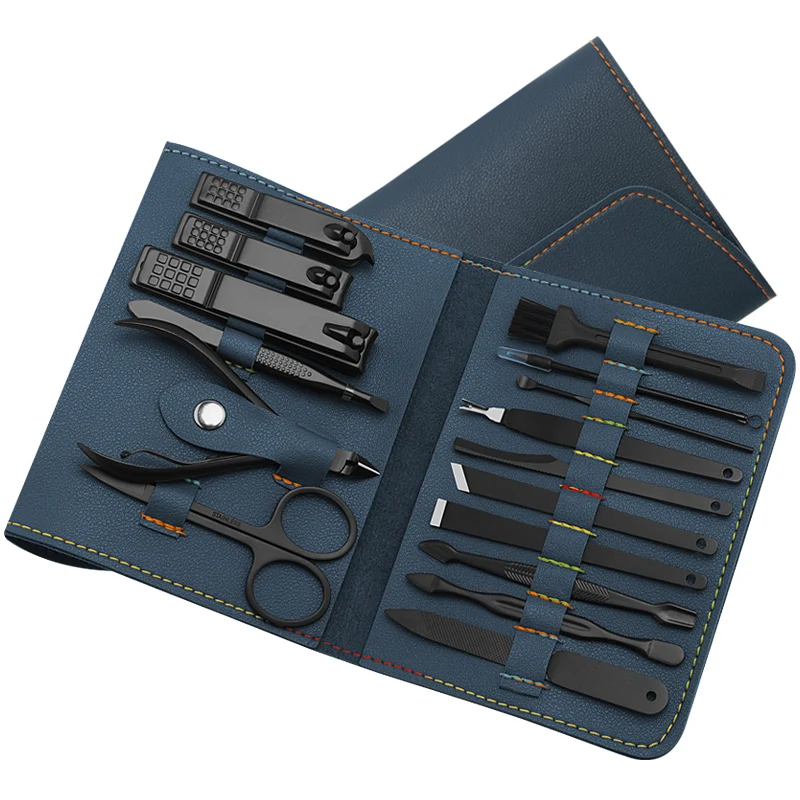 New Arrival 16 in1 Gift Bag Pedicure Manicure Nail Clipper Set