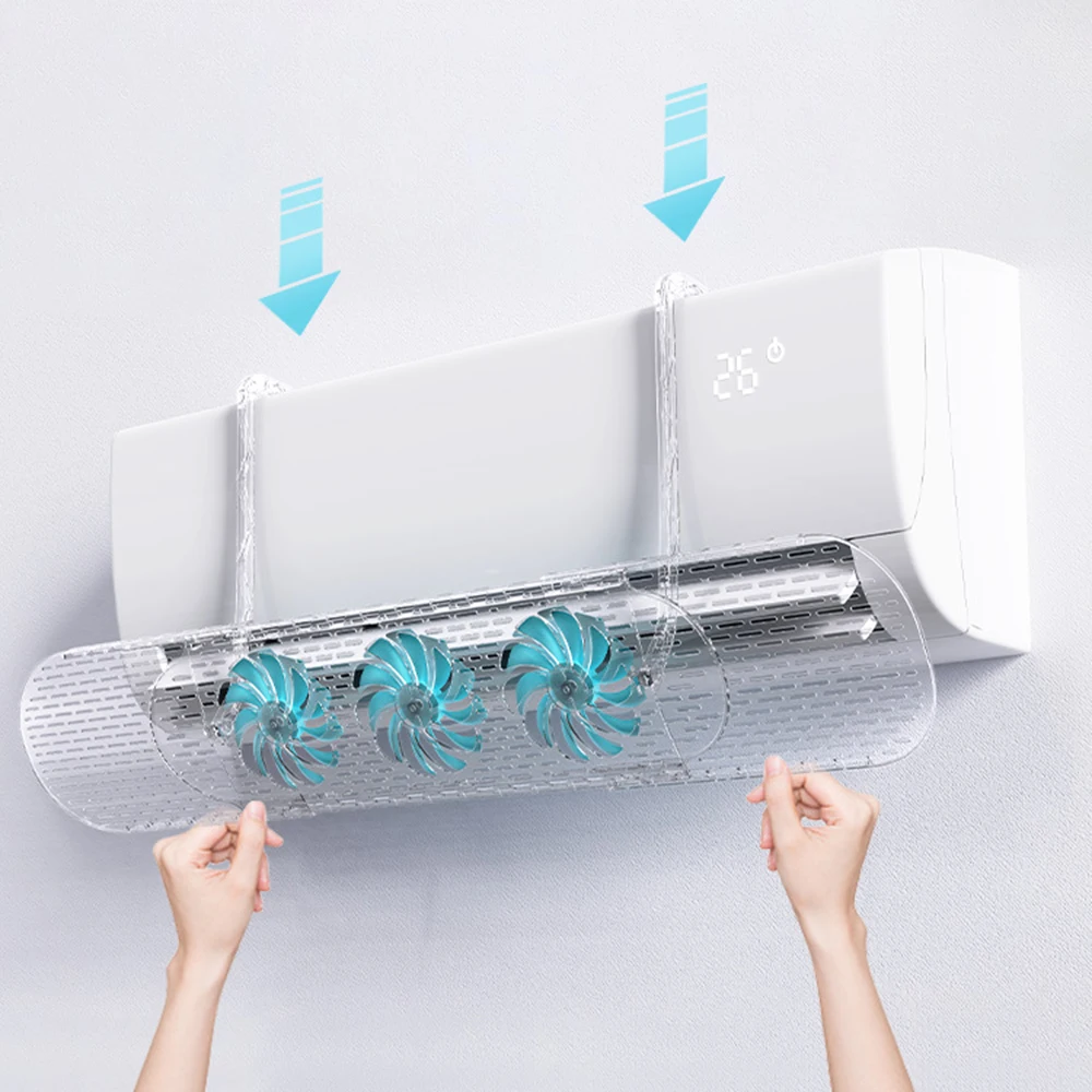 Factory Wholesale Supplies High Quality OEM/ODM Crystal Clear Air Conditioner Wind Deflector For Air Conditioner Supplier.jpg