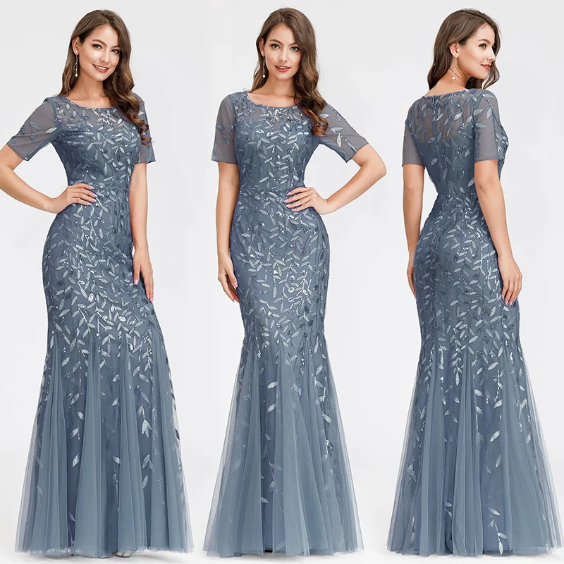 
Crossless Backless Bandage Gradient Long dresses women sexy party evening 