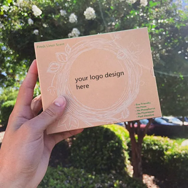 eco-friendly stain remover laundry detergent sheet with enzyme