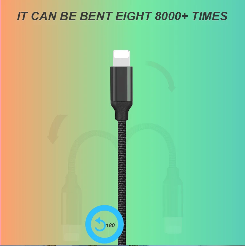 4 in 1 Multi Connector Nylon USB Data Cable Charge Cables