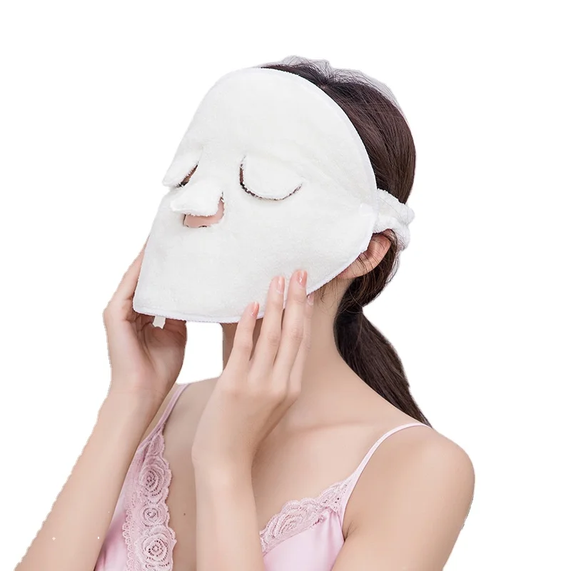Hot and Cold Compress Face Towel Beauty Moisturizing Facial Coral Fleece Facial Towel Thickened Hot Compress Facial Towel