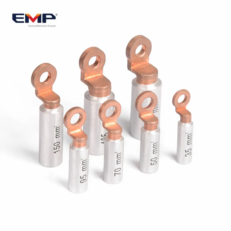 DTL-2 Ring type bolt hole cable lug Aluminium copper bimetallic terminal connectors
