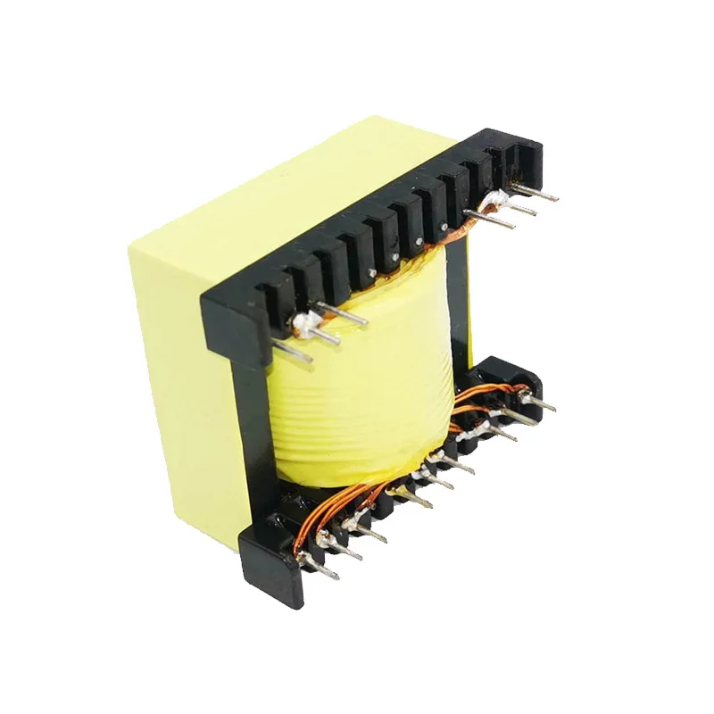 Manufacture ec series pcb ferrite core SMPS flyback high frequency ec28 transformer ec2828 with mn zn core for inverter