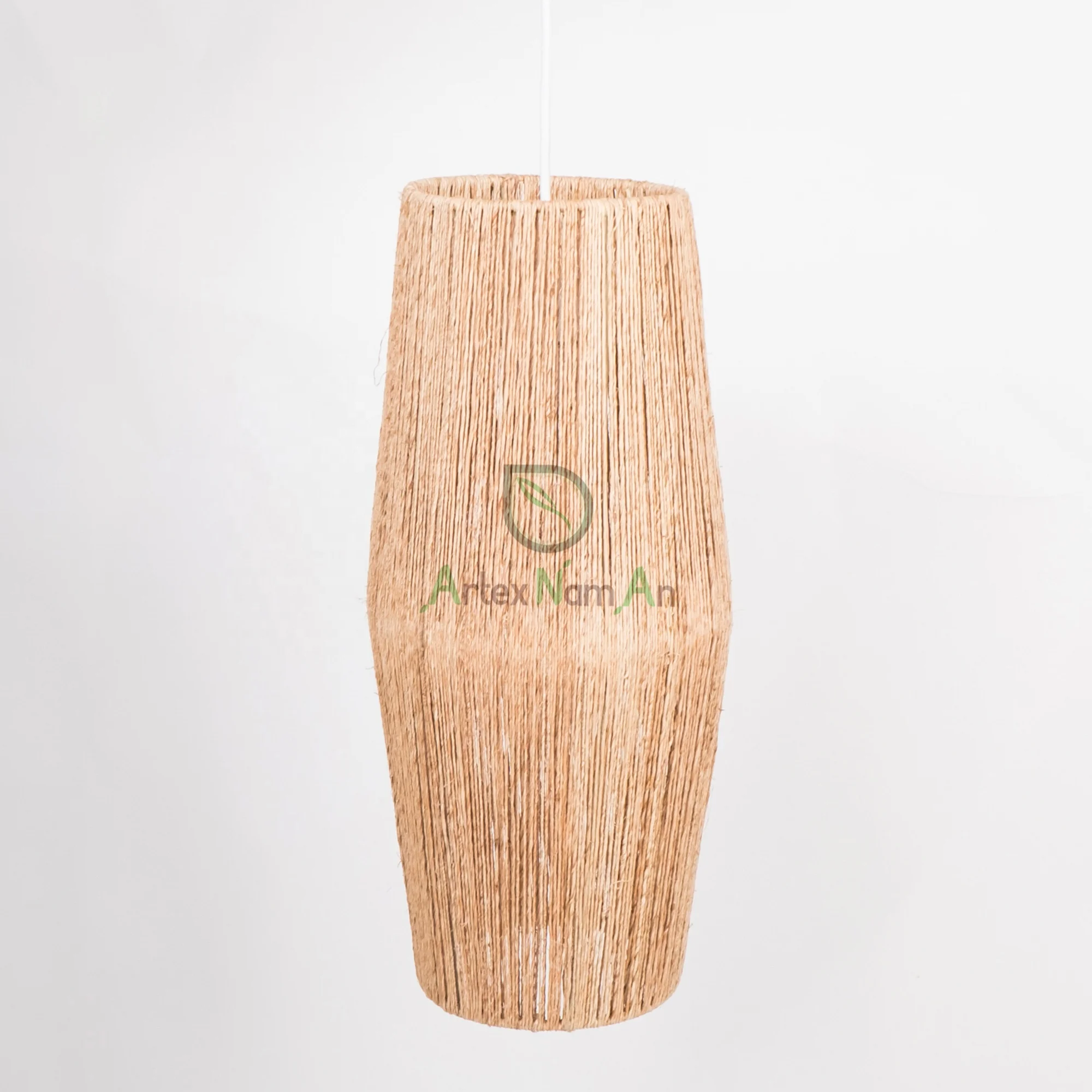 Eco friendly jute table modern lamp also handmade lamp for home decor from Vietnam suppliers