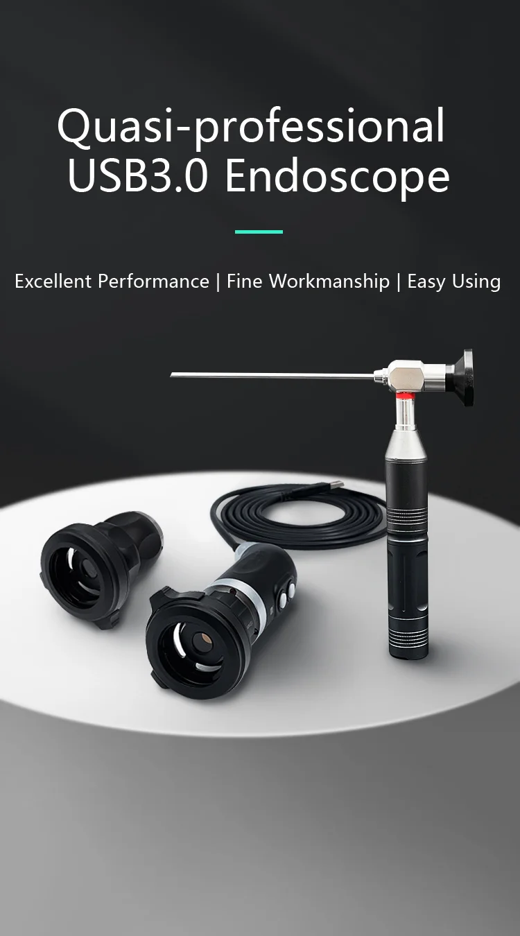 Medical endoscope HD USB Endoscopy Camera 1000 Lines CMOS 720P Medical Endoscope for Rigid Endocopic Ent