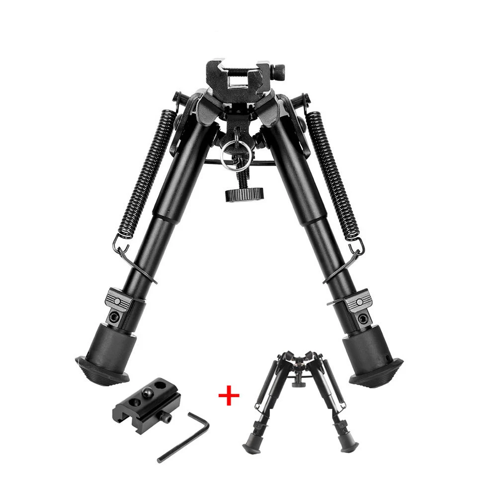 BIJIA 6-9 Inch Extendable Foldable Tactical Support Frame with Adapter for Sports & Outdoor Activities Scopes Accessories