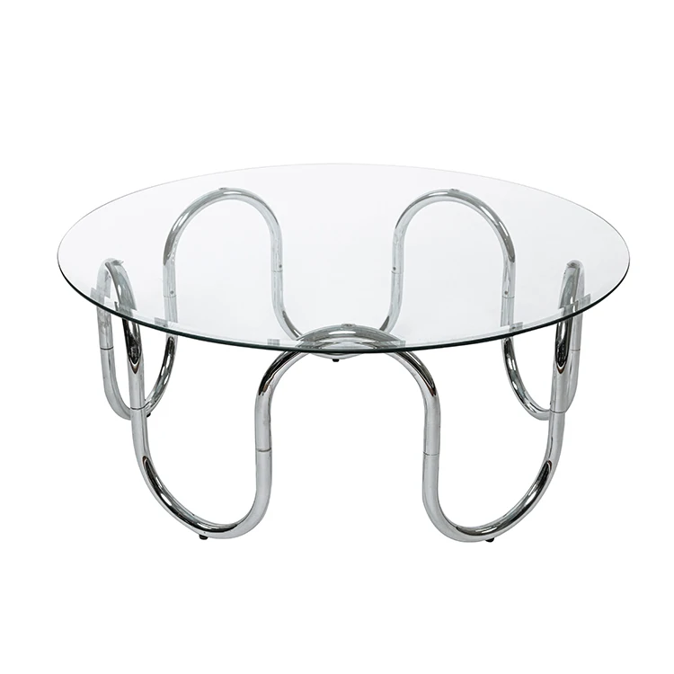 Высококачественная роскошная мебель журнальный столик из нержавеющей стали