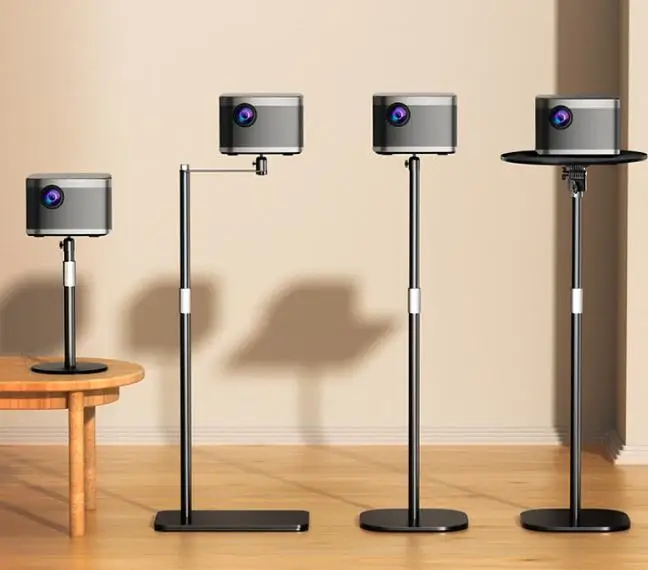 2022 Portable Electric Screen Projector Floor Stand Mount Height Adjustable Projector Stands