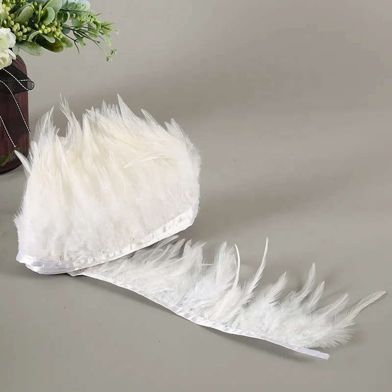hackle feather trim
