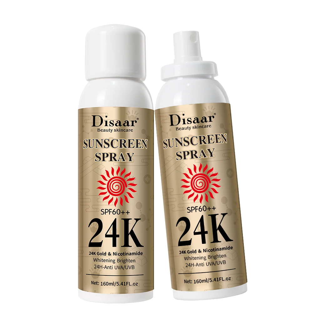 Disaar SPF60 Tinted Sunscreen Anti-UV Long-lasting Sweatproof Sunscreen Spray