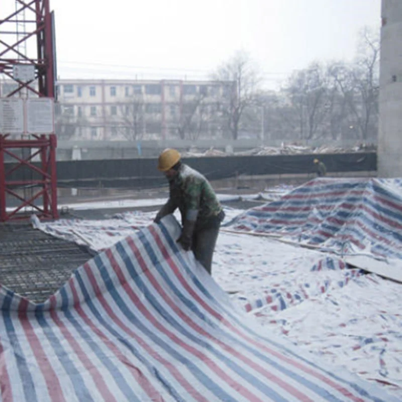 
Factory Aging Resistant Stripe Colour Cloth Tarpaulin Cover 