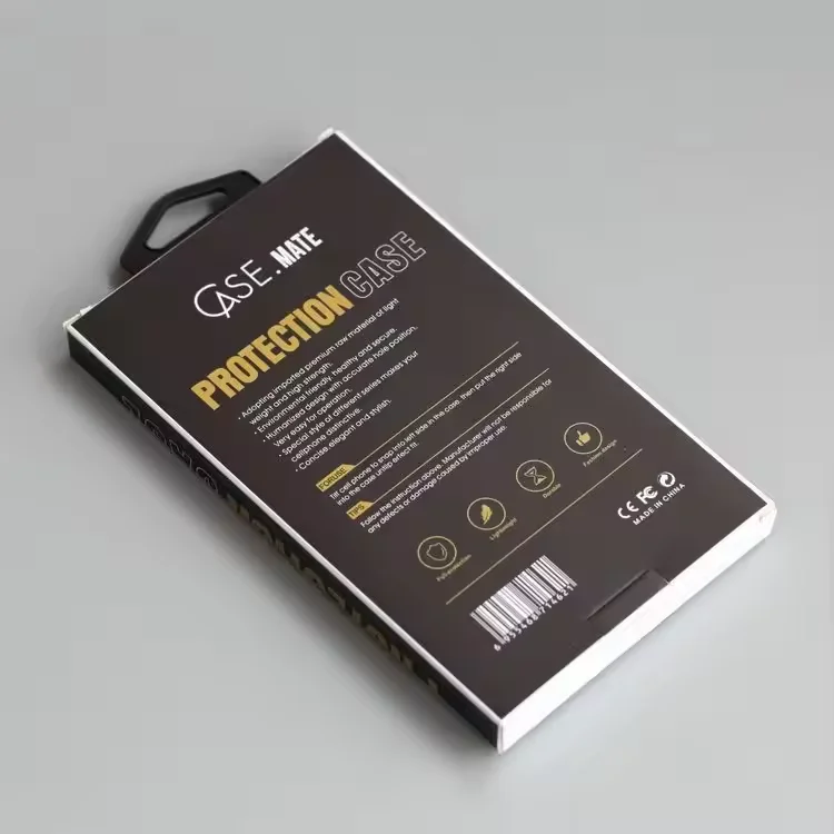Wholesale Custom Cardboard Mobile Phone Case Box UV Coating & Glossy Lamination for Consumer Electronics Packaging