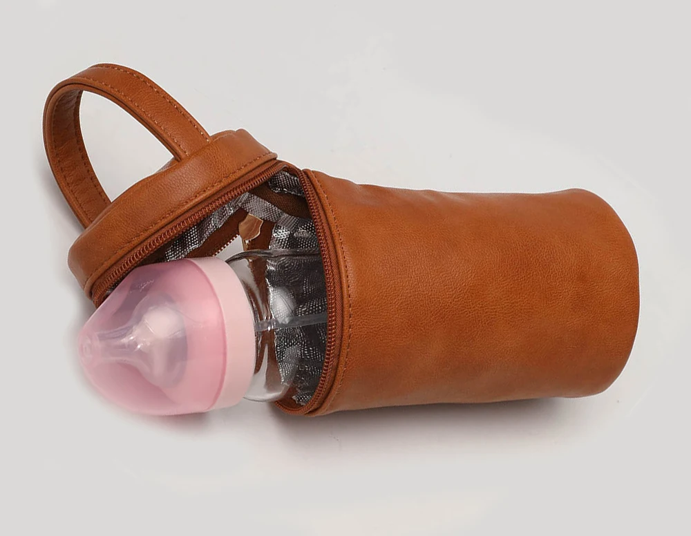 Diaper Bag Backpack by Mominside, Leather Backpack for Women, Travel Backpack Baby Bag Baby Care Product Nappy Backpack 5pcs