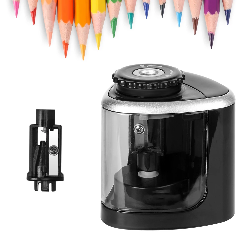School Office Detachable  Electric pencil sharpener Creative student automatic pencil sharpener pencil sharpener with battery