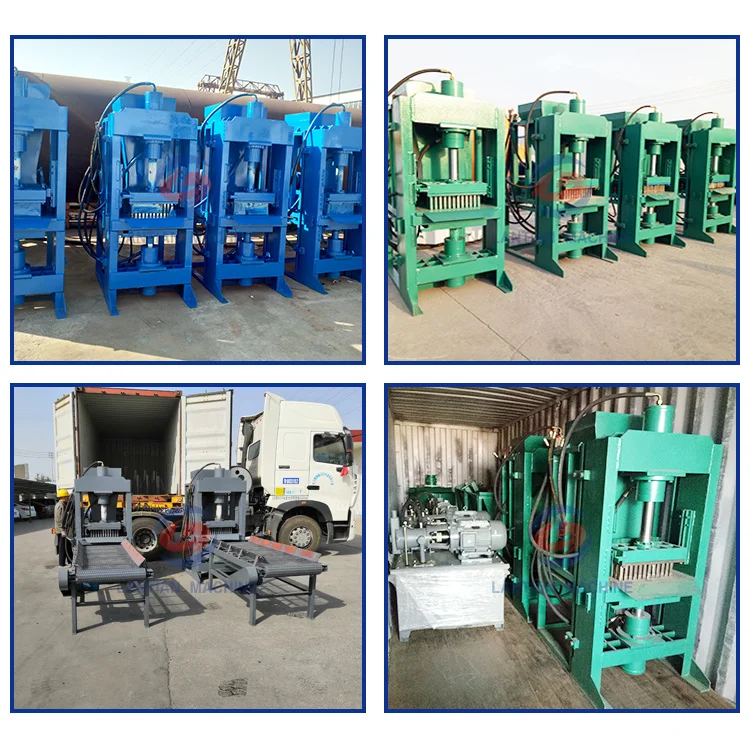 Hydraulic press hookah shisha coal coffee grounds bio charcoal briquette making machine