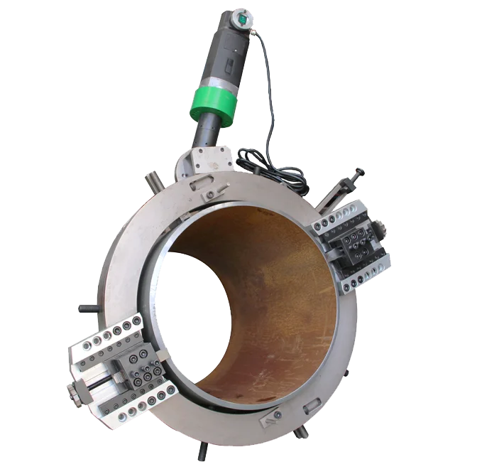 Outside Diameter External OD-Mounted Semi Clamp Split Frame Automatic Steel Pipe Electric Cutting and Beveling Machine