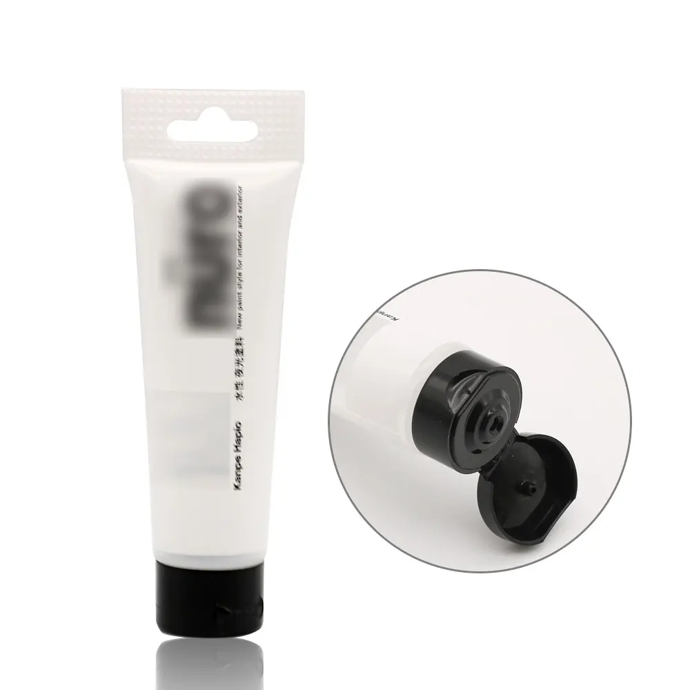 Cosmetic White Hand Cream Tube D25Mm Twist Up Plastic Tube Packaging Squeeze Tube With Special Aircraft Sealing