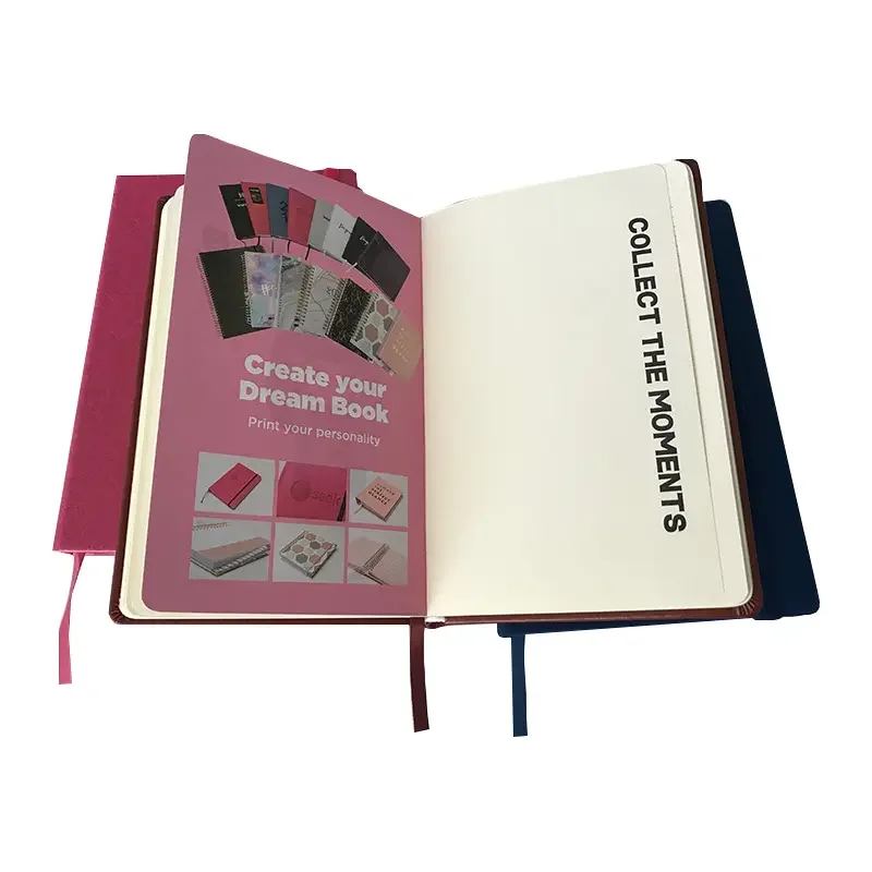 Рекламная Подарочная записная книжка с индивидуальным принтом Обложка для журнала из искусственной кожи с массовой печатью