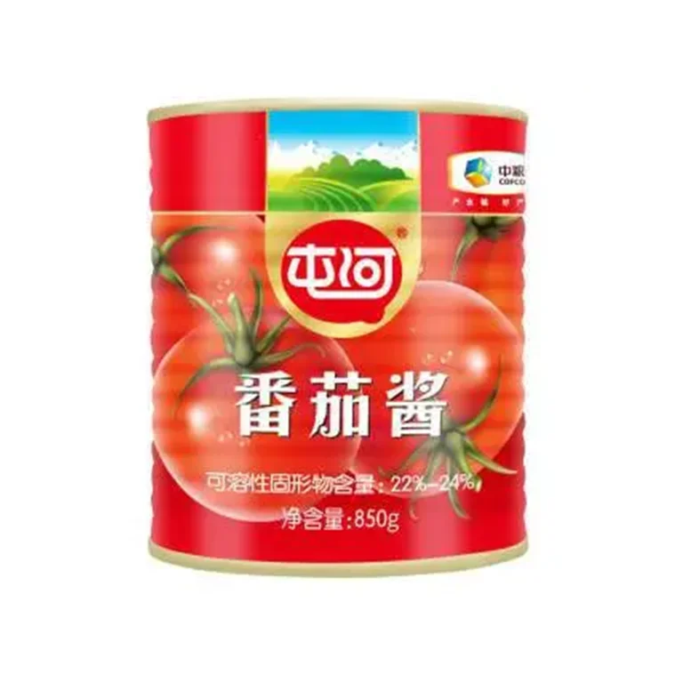 28-30% Brix Canned Tomato Paste 70g 210g 800g 2200g in Different Sizes