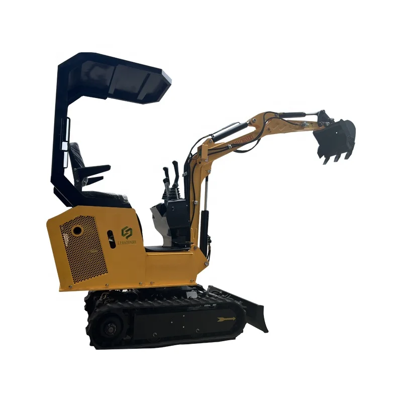 Portable New Electric 1Ton Small Battery Micro Digger Prices List Crawler Mini Excavators Towable Backhoe 1T Compact Baggers