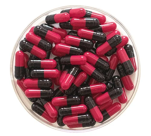 Пустая желатиновая капсула для бычьего желатина Halal COA фармацевтического класса, Размер 000 00 0 0E 1 2 3 4 5 #