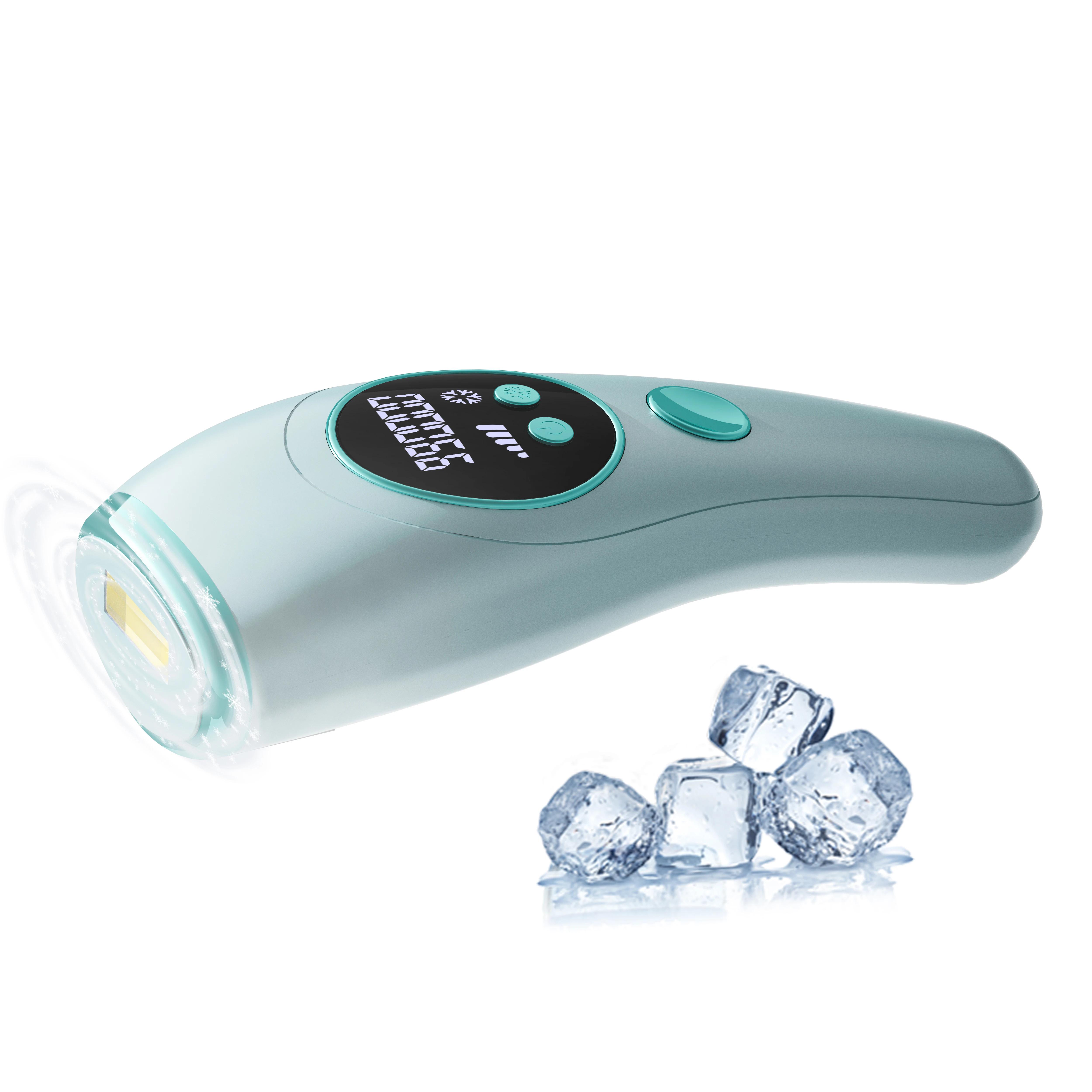 Home Use Palm Sized Laser Portable Painless Permanent Lcd Screen 999999 Flashes Ice Cool Ipl Hair Removal Device