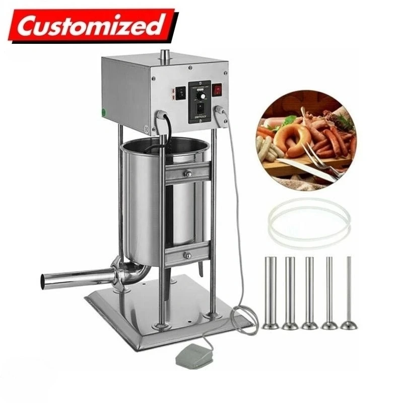 Professional Big volume Russian Ham Sausage Stuffing Filling Machine Vertical Sausage Filler Making Machine