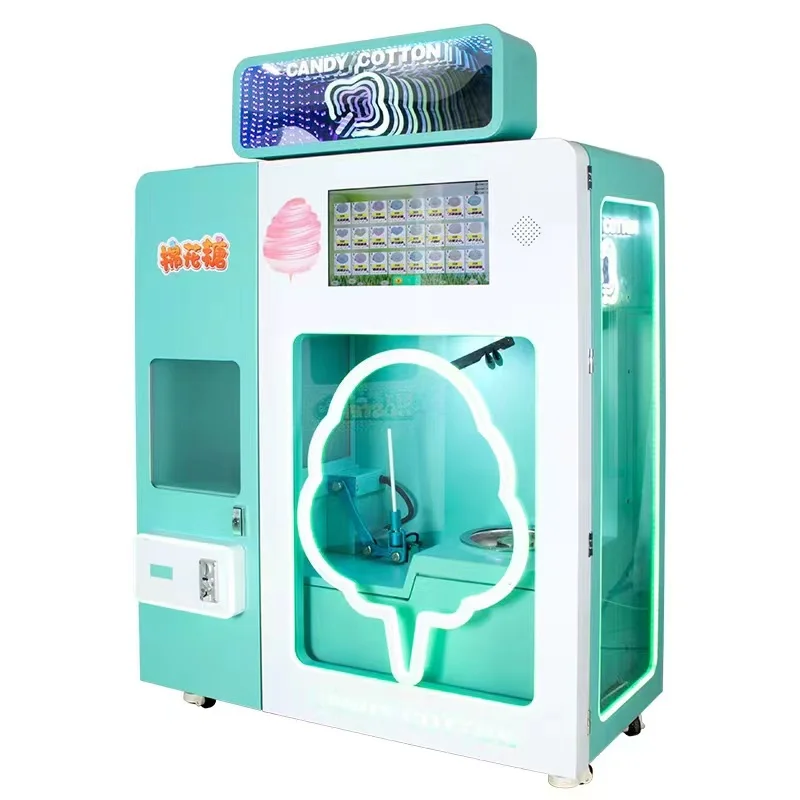 Marshmallow Candy Floss Machine Commerical Coin
