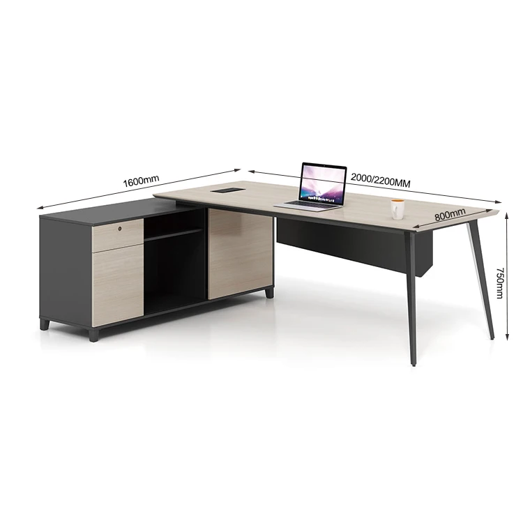 cheap wholesale MFC wood executive manager computer table home office desk