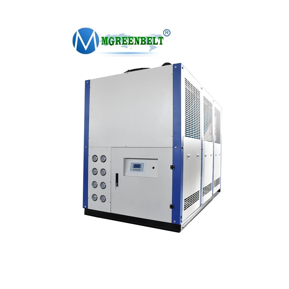 Low Temperature -5C -10C 30HP Brewery Cooling Industrial Glycol Chiller For Beer Equipment