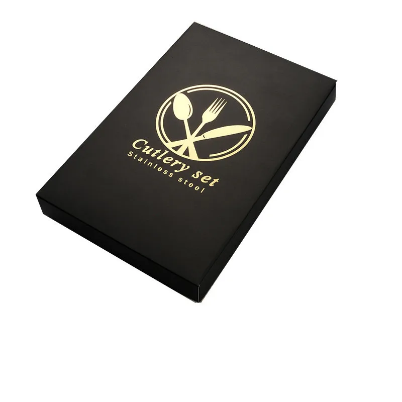 Wholesale cheap tableware dinner spoon fork knife with case stainless steel flatware portable camping party travel cutlery set