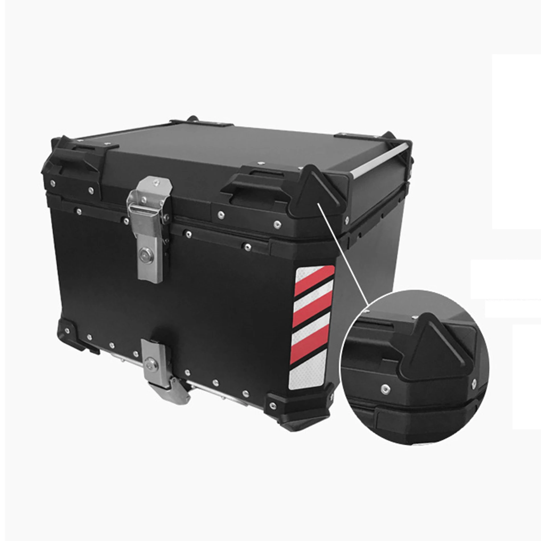 YK Wholesale Side Motor Top Case Alloy Large Capacity Rear Aluminum Tail Side Panniers Luggage Motorcycle Storage Box