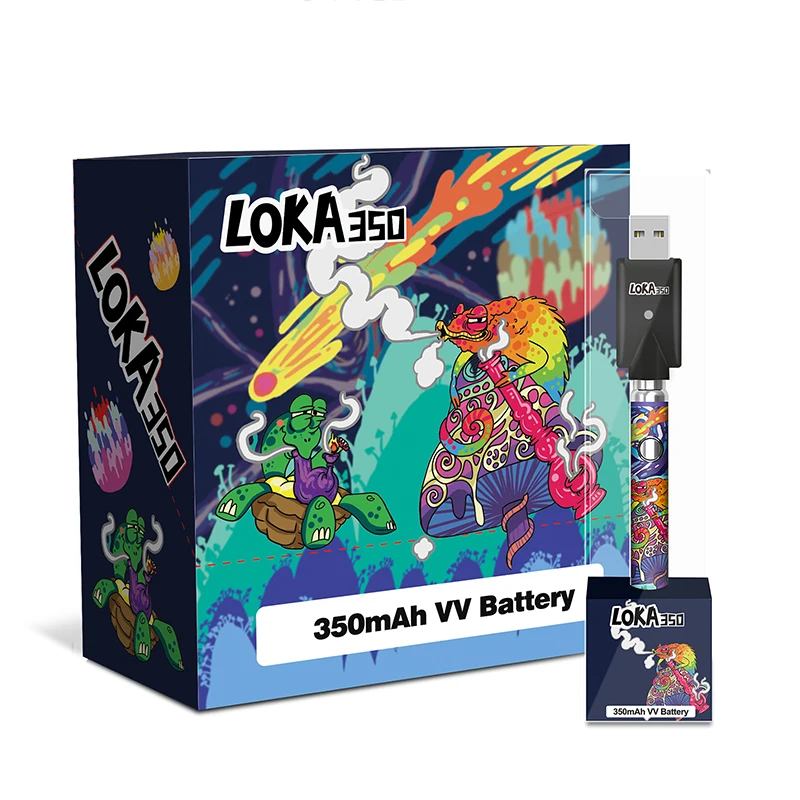 
Mini CBD Battery Loka 350mah E-cig CBD Oil Battery 