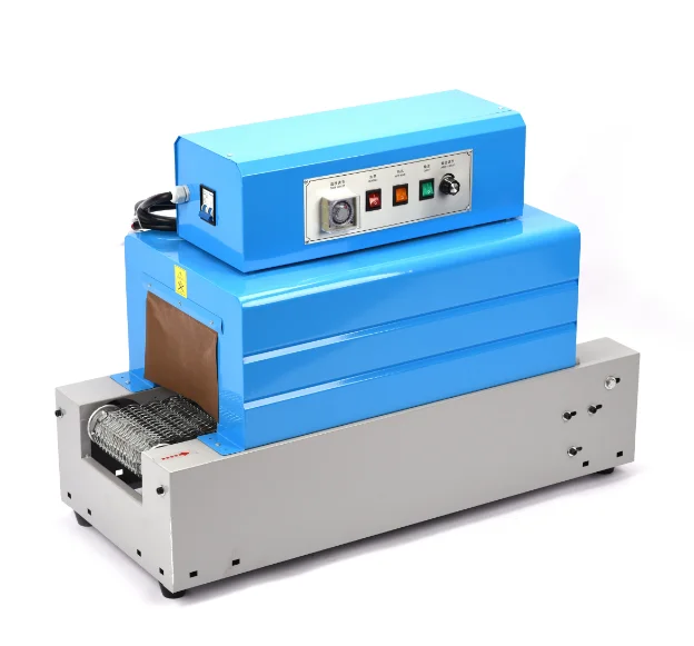 DAIXI Semi Automatic Manual Box Bottle PP Plastic Film Tunnel Packaging Heat Mini WS260 Shrink Wrap Machine Wrapping Packaged