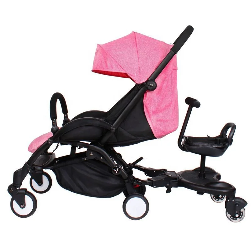 2023 Baby Stroller Ride Board With Detachable Seat Universal 2 in 1 Buggy Board
