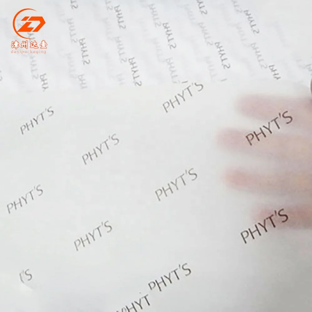 
Wholesale White Printed Wrapping 17G Tissue Paper Sheets With Custom Logo Design 