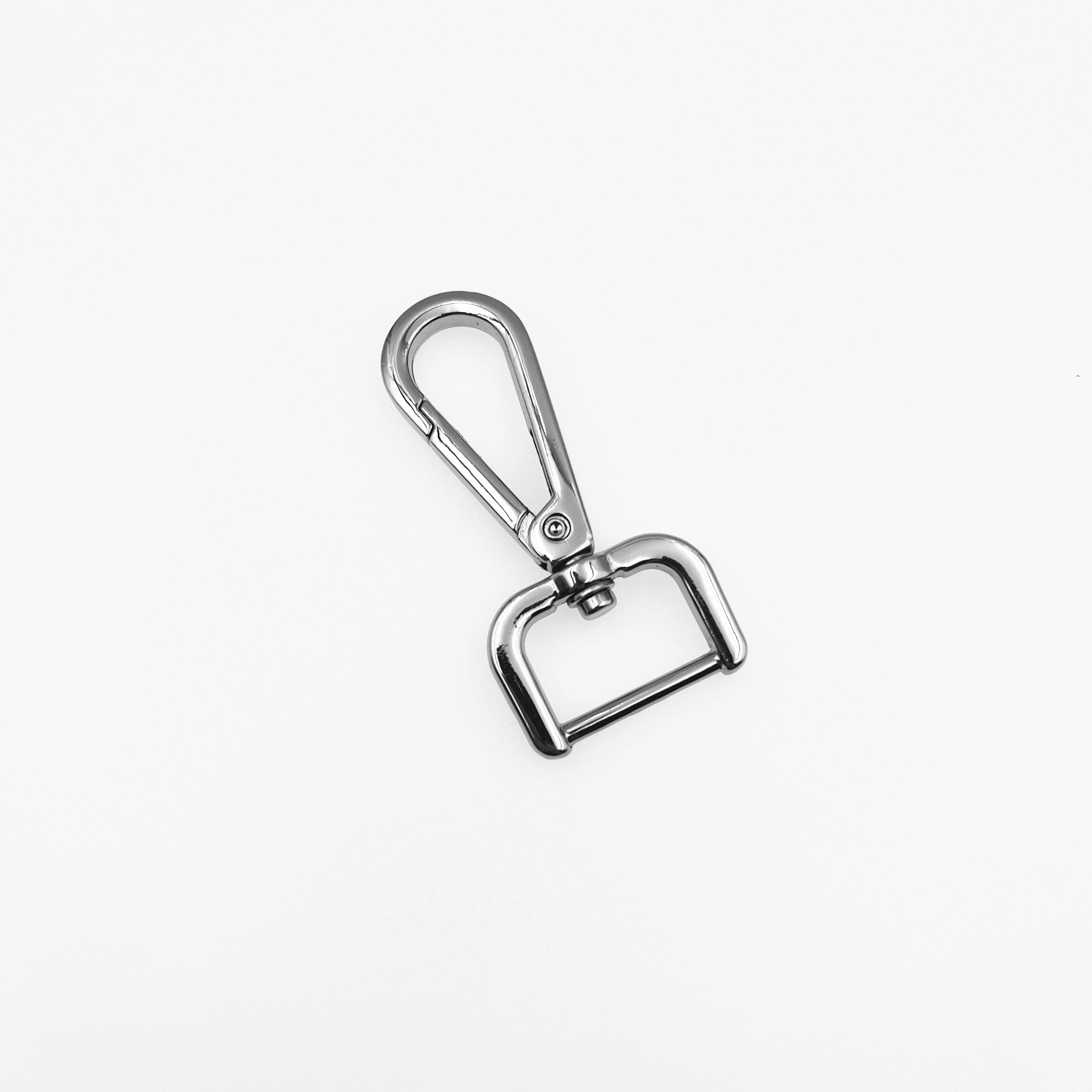 Latest Arrival Oval Ring Lobster Clasp Claw Swivel for Strap Push Gate Lobster Clasps Hooks Swivel Snap Fashion Clips Handbags