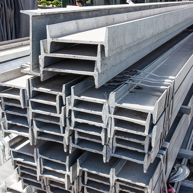 Q235 hot dip galvanized structure H beam carbon steel H beam price customized structural steel i beam