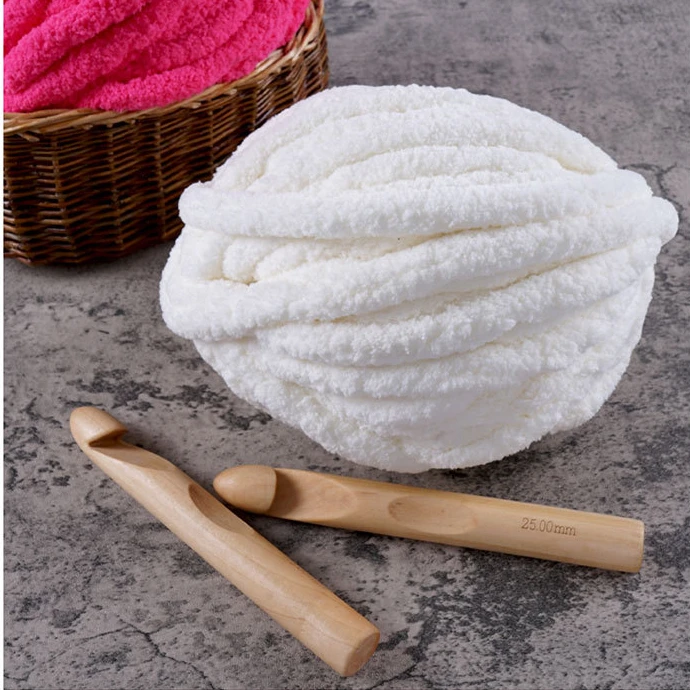 Dimuni 20mm Good Quality And Low Price Crochet Thread Chunky Yarn Cotton Hand Knitting Yarn