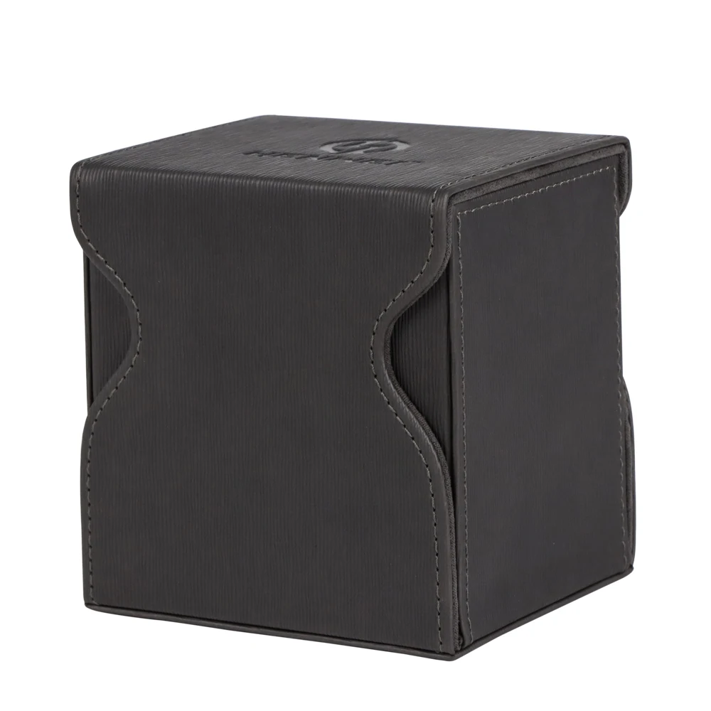 Strong Sense Of Design PU Leather Collection Separate Storage Box Flap Storage Custom TCG Deck Box Game Trading Card Deck Box