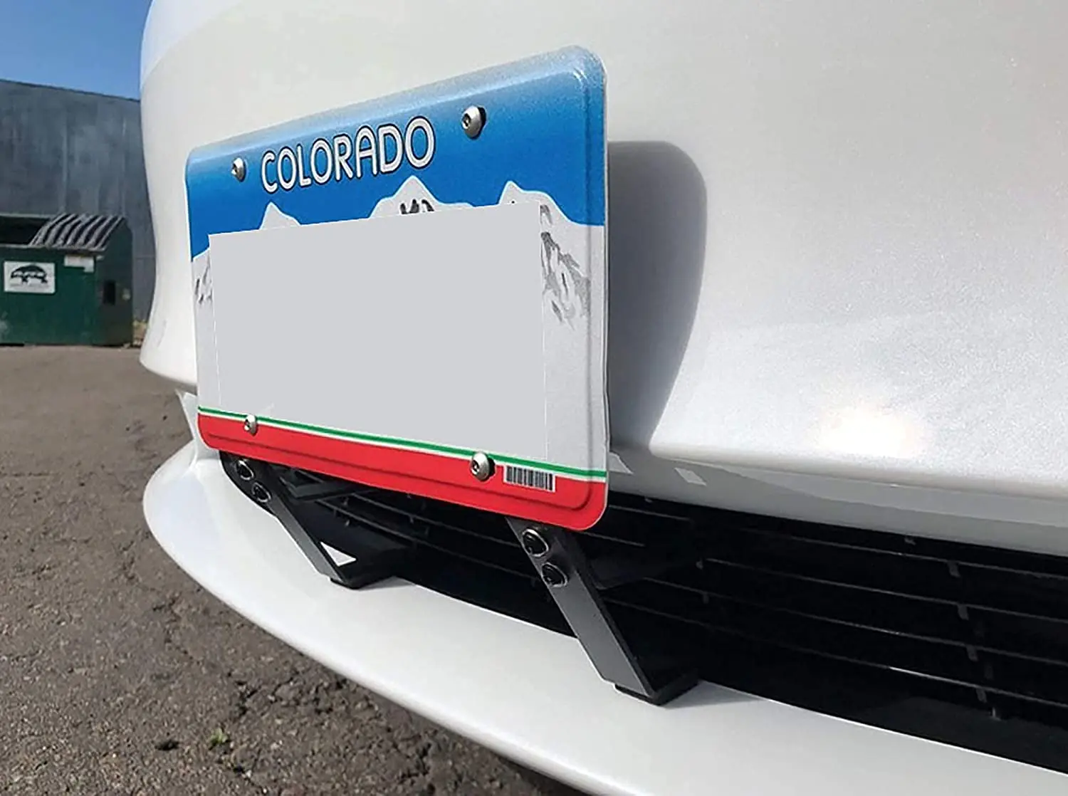 Tesla Model 3 Front License Plate USA-Made Version  NOT plastic NO Adhesives NO Holes Mounting Holder 2022 2021