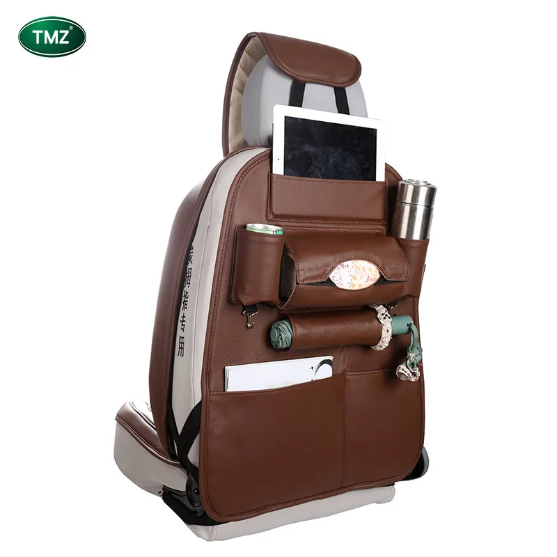 2020 Car back seat organizer hanging decoration bag kids rear storage front car back seat storage organizer for car accessories