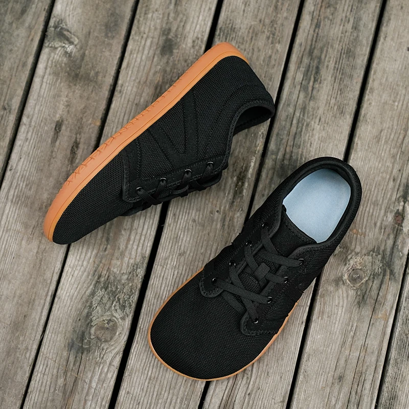 Barfussschuh Stylish Hiking Nonslip Barefoot Wide Men Shoes Upper Shoes Ergonomic Adult Shoes