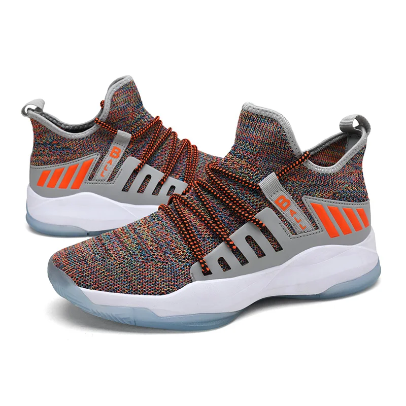 
Custom high quality brand model sport shoe black basketball shoe Kinds air sole Ankle Boots men basketball shoes 