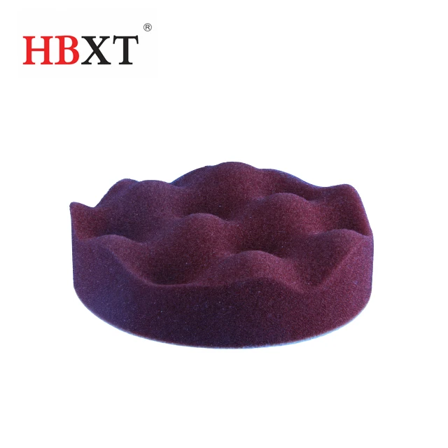 3'  Black Finish Polishing  Pads Microfiber Pad Waffle Buffing Pads, Foam Polish Pad for Auto Compounding, polish and waxing